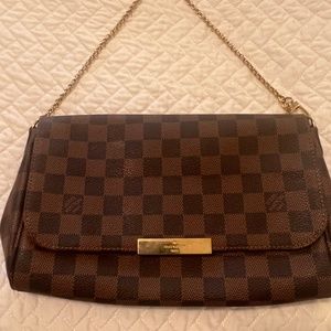 LOUIS VUITTON Damier Ebene Favorite PM
